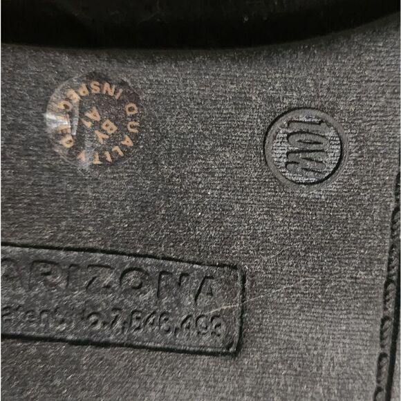 Arizona Jean Company 10W Black Faux Suede Zipper Heels Women’s Booties - Picture 4 of 8